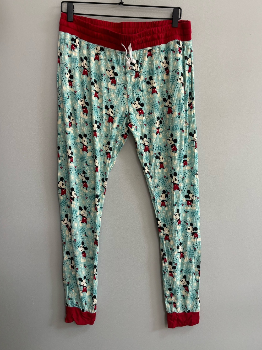 Little Sleepies Womens M Mickey pajama pants holiday